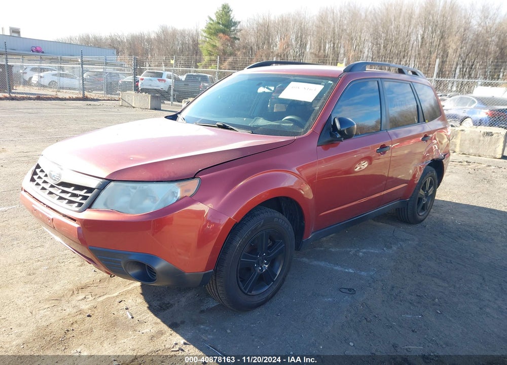 2011 SUBARU FORESTER 2.5X VIN: JF2SHABCXBH729742