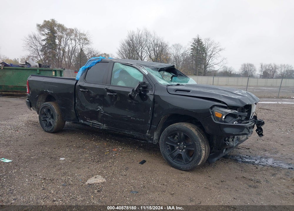 2021 RAM 1500 BIG HORN 4X4 6'4 BOX VIN: 1C6SRFBT8MN823428