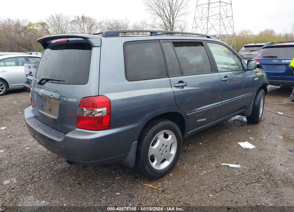 2005 TOYOTA HIGHLANDER LIMITED V6 VIN: JTEEP21A750075110