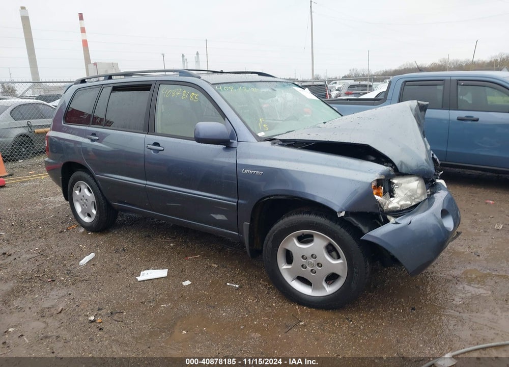2005 TOYOTA HIGHLANDER LIMITED V6 VIN: JTEEP21A750075110