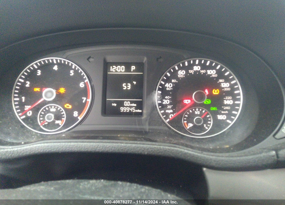2013 VOLKSWAGEN PASSAT 2.5L S VIN: 1VWAP7A31DC085255