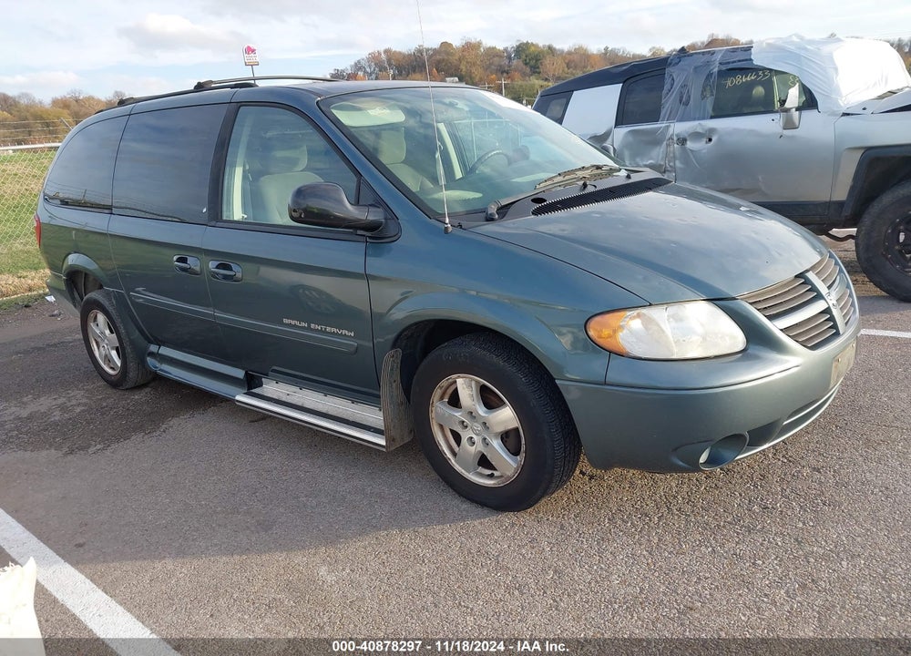 2007 DODGE GRAND CARAVAN SXT VIN: 2D4GP44L67R139784