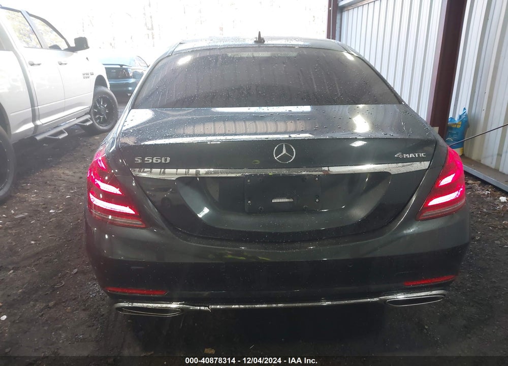 2018 MERCEDES-BENZ S 560 4MATIC VIN: WDDUG8GB0JA383944