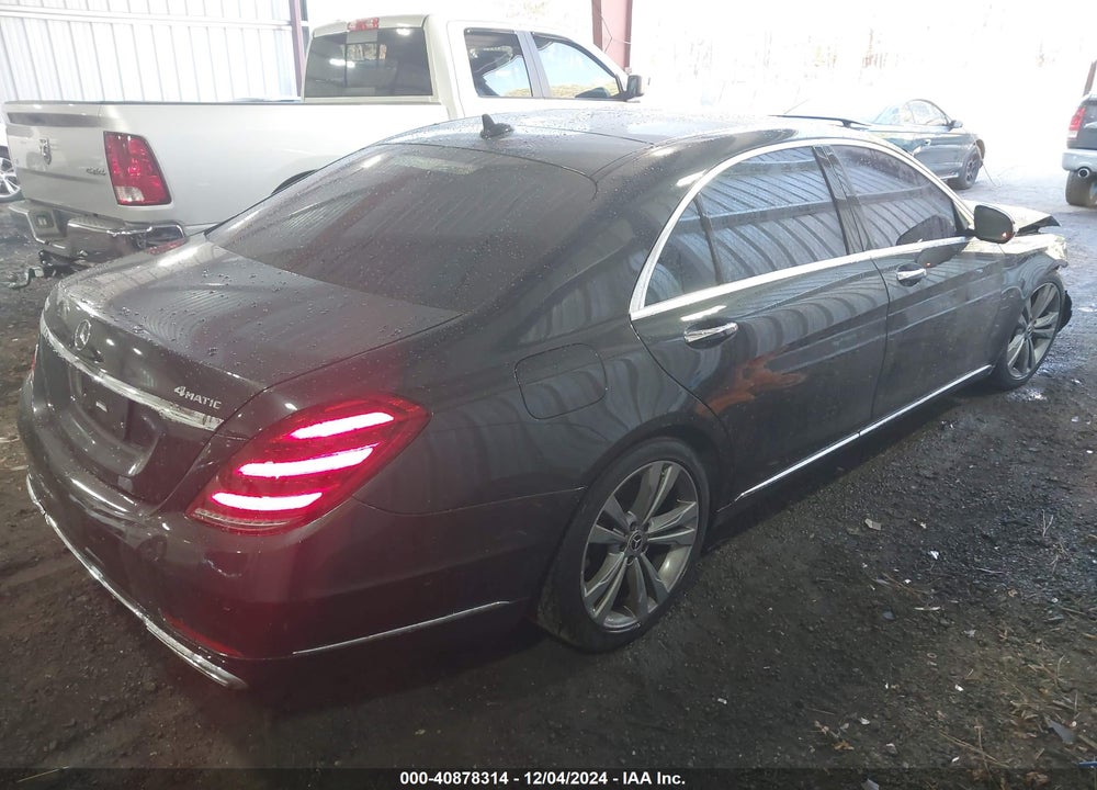 2018 MERCEDES-BENZ S 560 4MATIC VIN: WDDUG8GB0JA383944