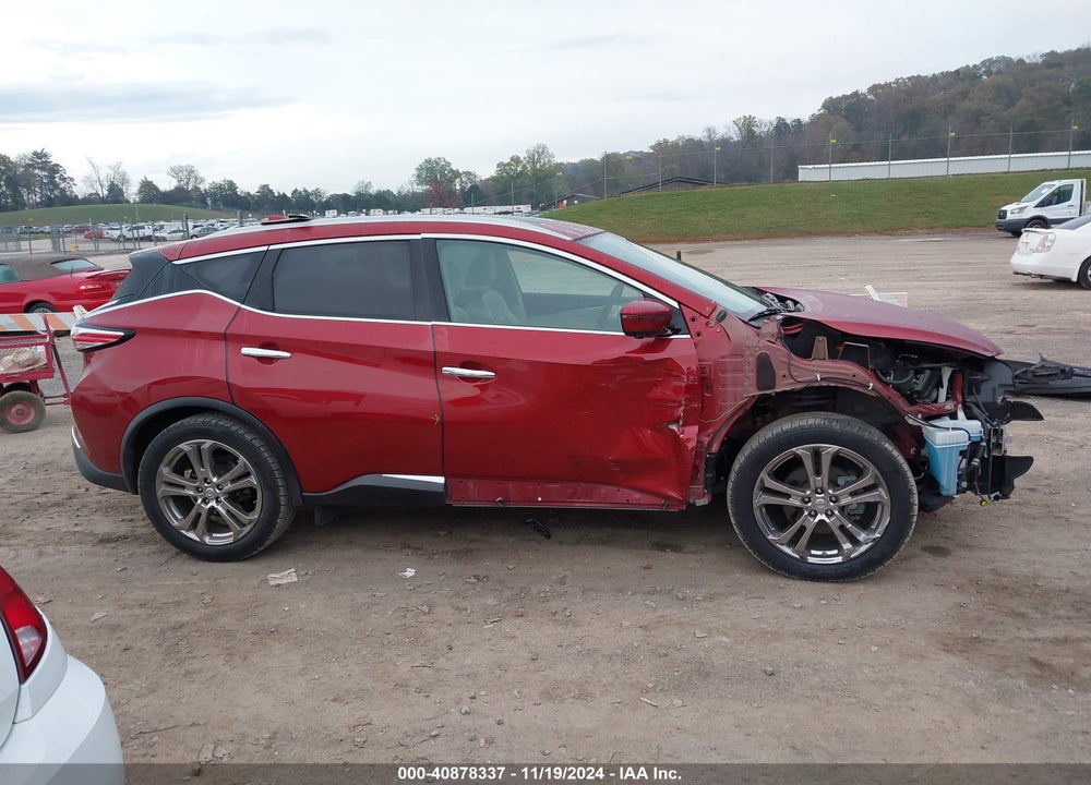 2018 NISSAN MURANO PLATINUM VIN: 5N1AZ2MH2JN198957