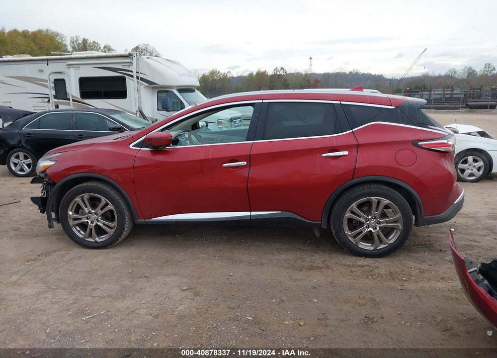 2018 NISSAN MURANO PLATINUM VIN: 5N1AZ2MH2JN198957