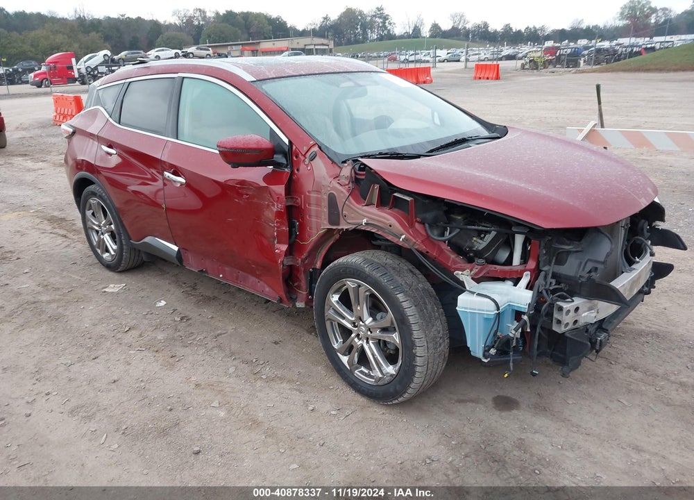2018 NISSAN MURANO PLATINUM VIN: 5N1AZ2MH2JN198957