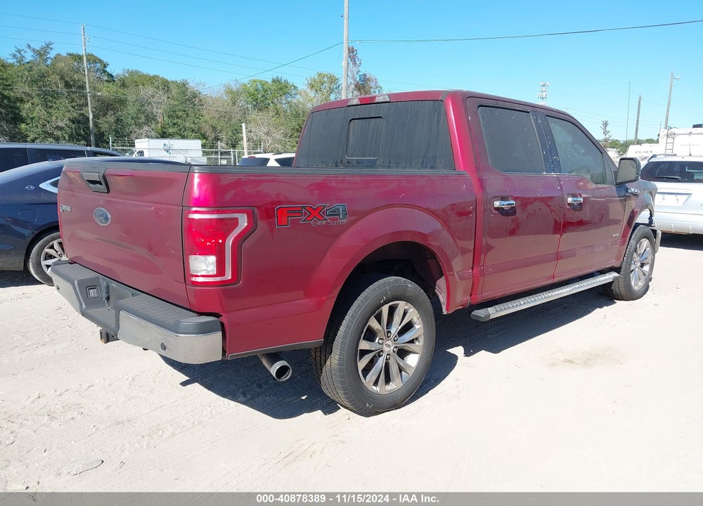 2017 FORD F-150 XLT VIN: 1FTEW1EG3HFC57100