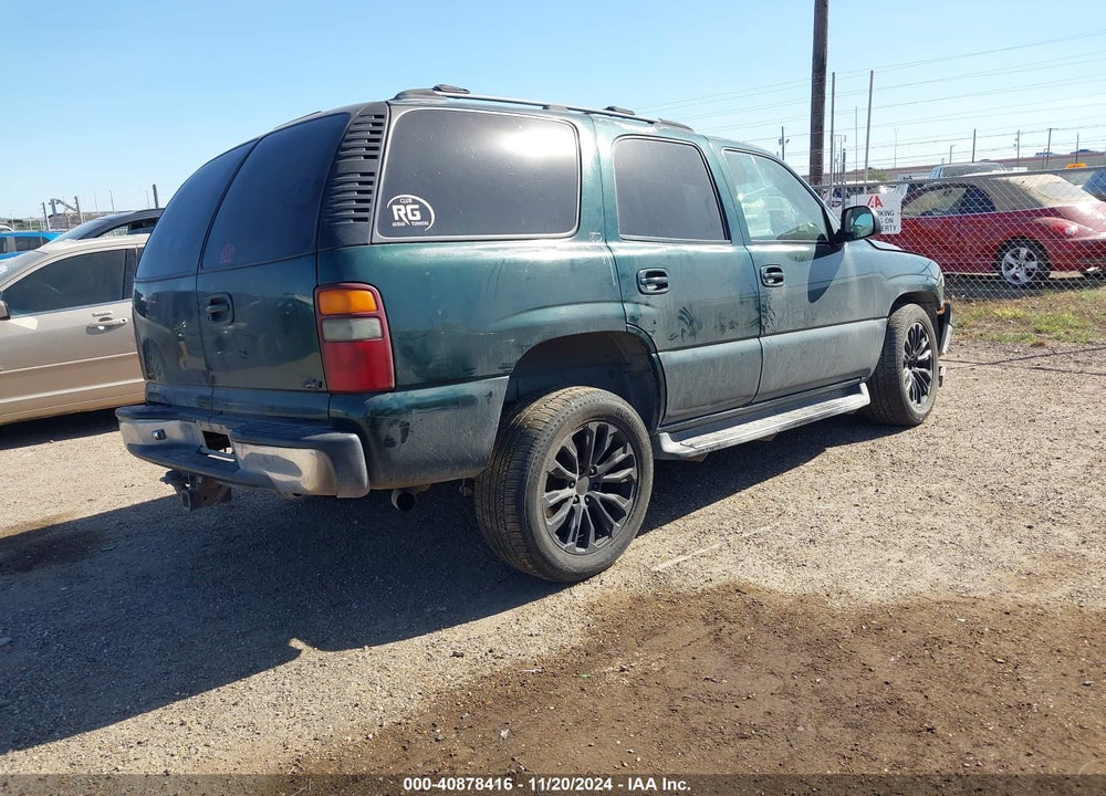 2001 CHEVROLET TAHOE VIN: 1GNEC13T81J152202