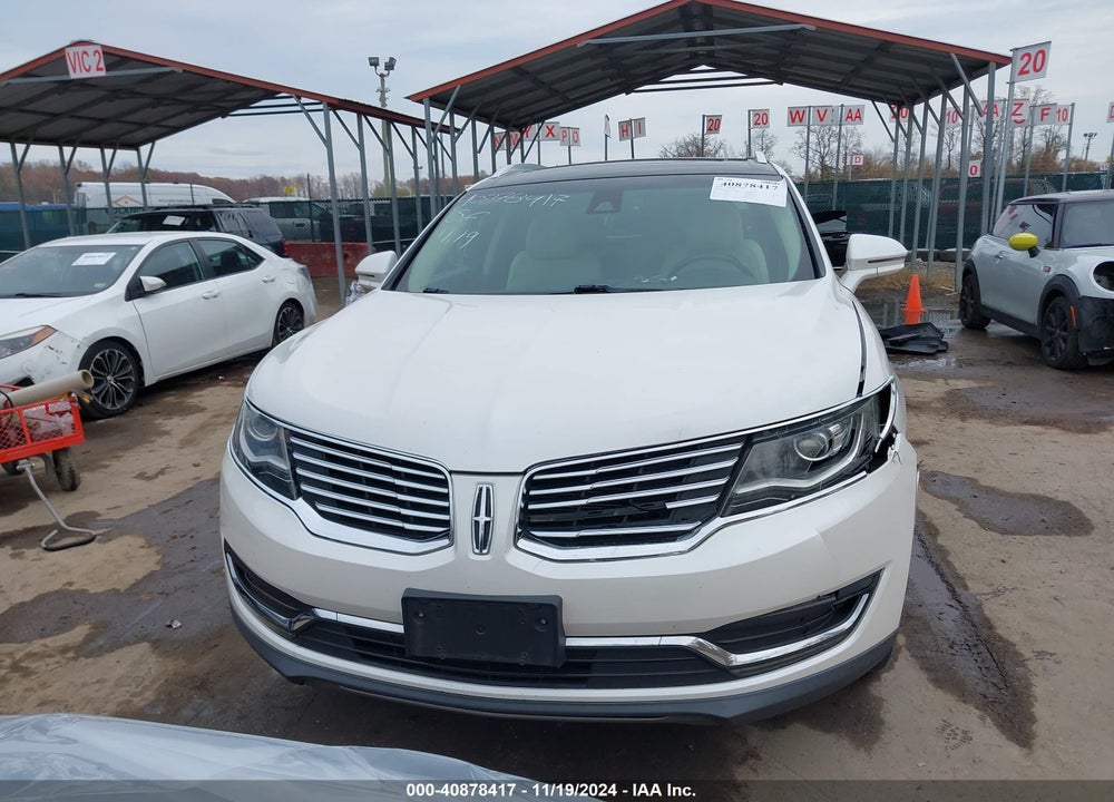 2016 LINCOLN MKX RESERVE VIN: 2LMTJ8LR2GBL54341