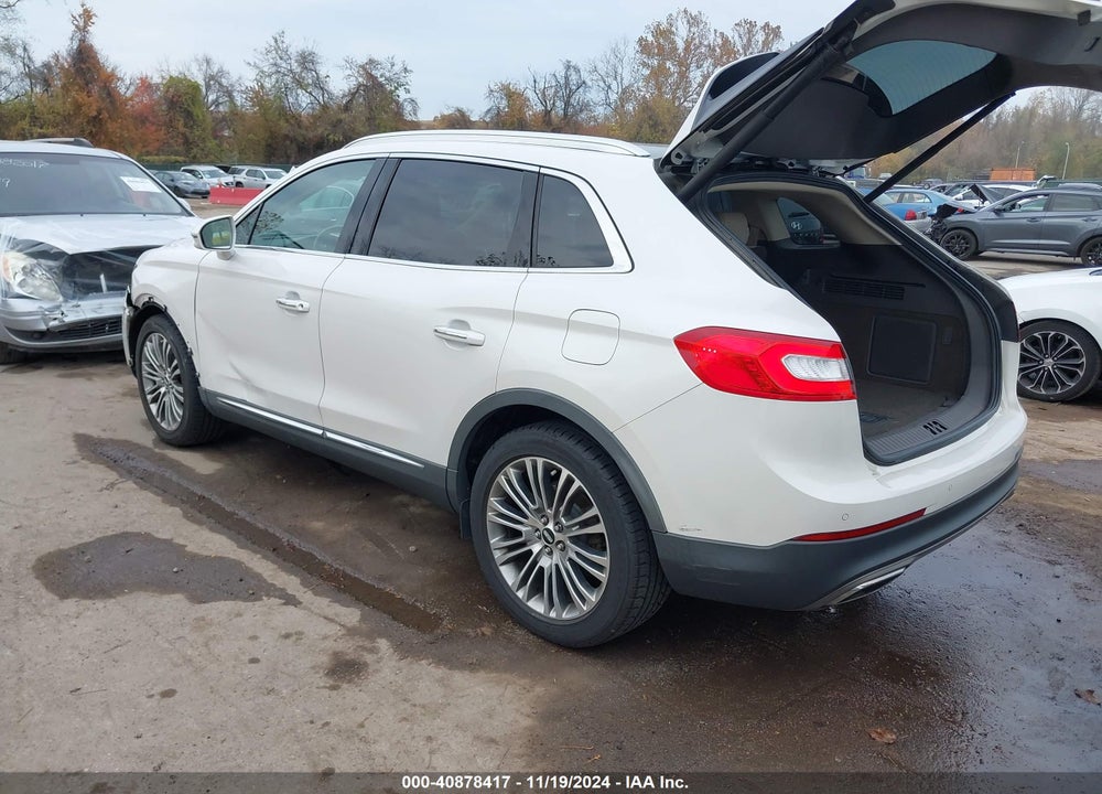 2016 LINCOLN MKX RESERVE VIN: 2LMTJ8LR2GBL54341