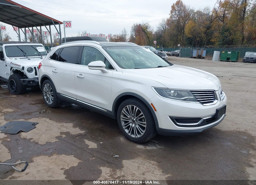 2016 LINCOLN MKX RESERVE VIN: 2LMTJ8LR2GBL54341