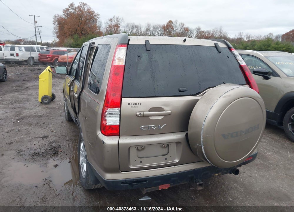 2006 HONDA CR-V SE VIN: SHSRD789X6U428474