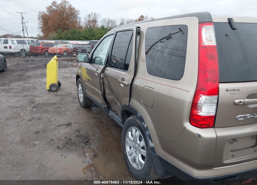 2006 HONDA CR-V SE VIN: SHSRD789X6U428474