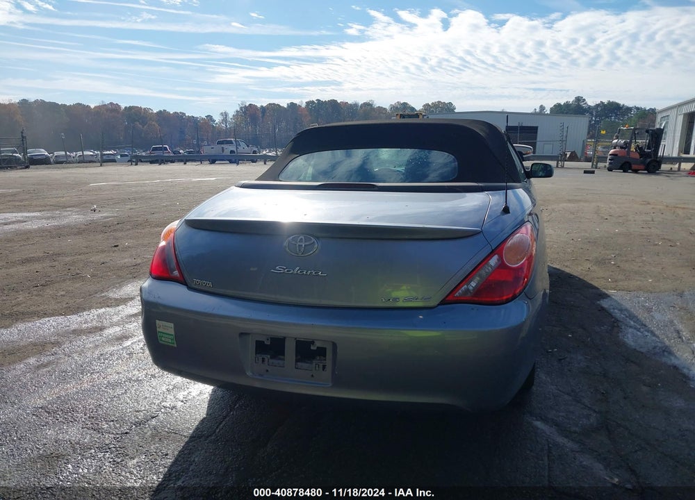 2004 TOYOTA CAMRY SOLARA SLE VIN: 4T1FA38PX4U034709
