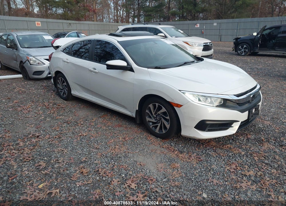 2018 HONDA CIVIC EX VIN: 2HGFC2F77JH512399