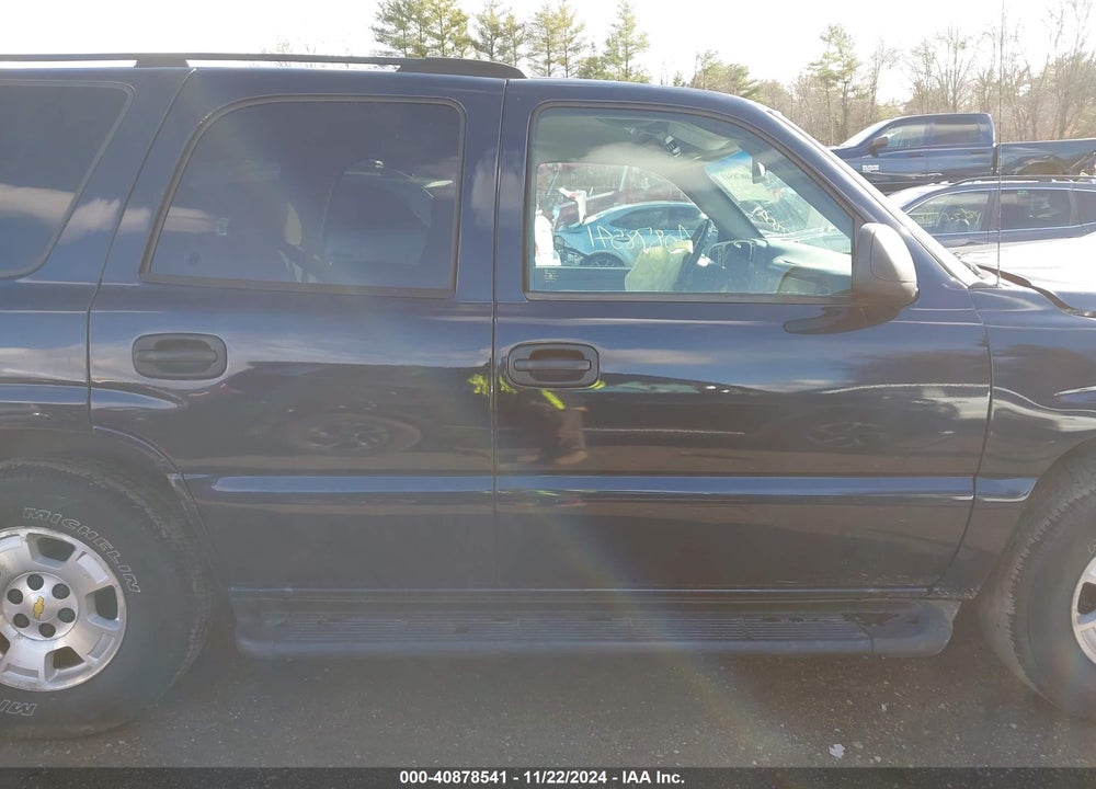 2005 CHEVROLET TAHOE LS VIN: 1GNEK13T55J222764
