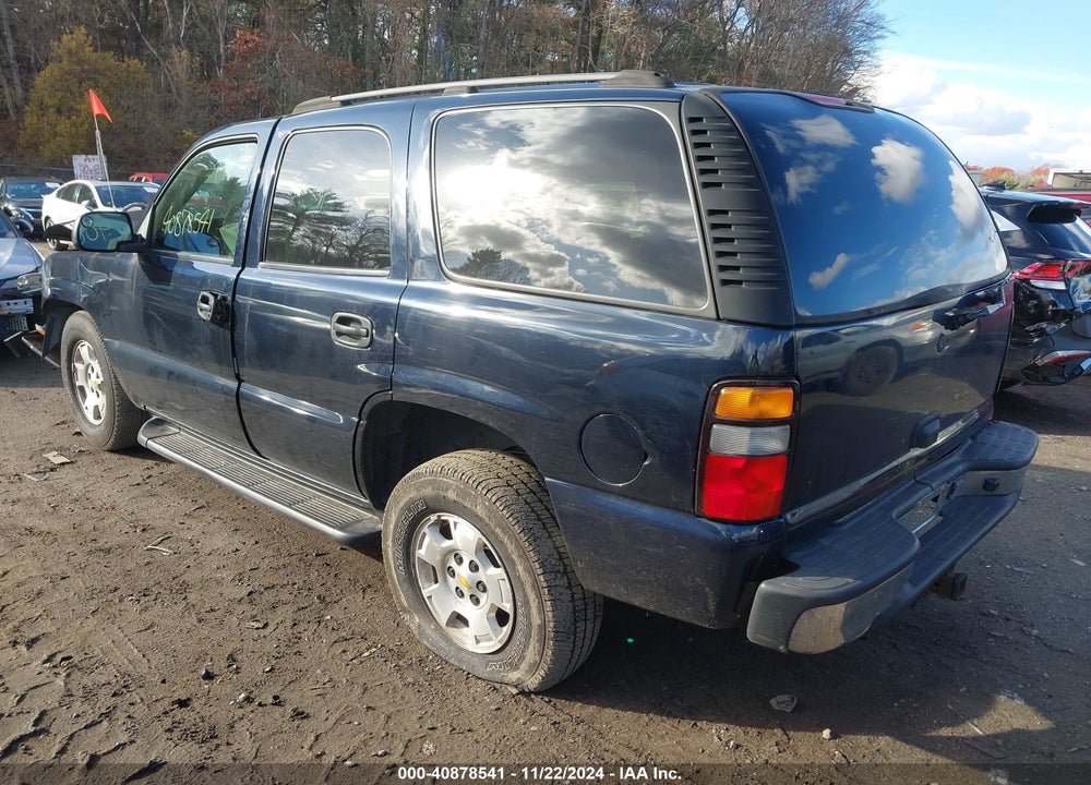 2005 CHEVROLET TAHOE LS VIN: 1GNEK13T55J222764