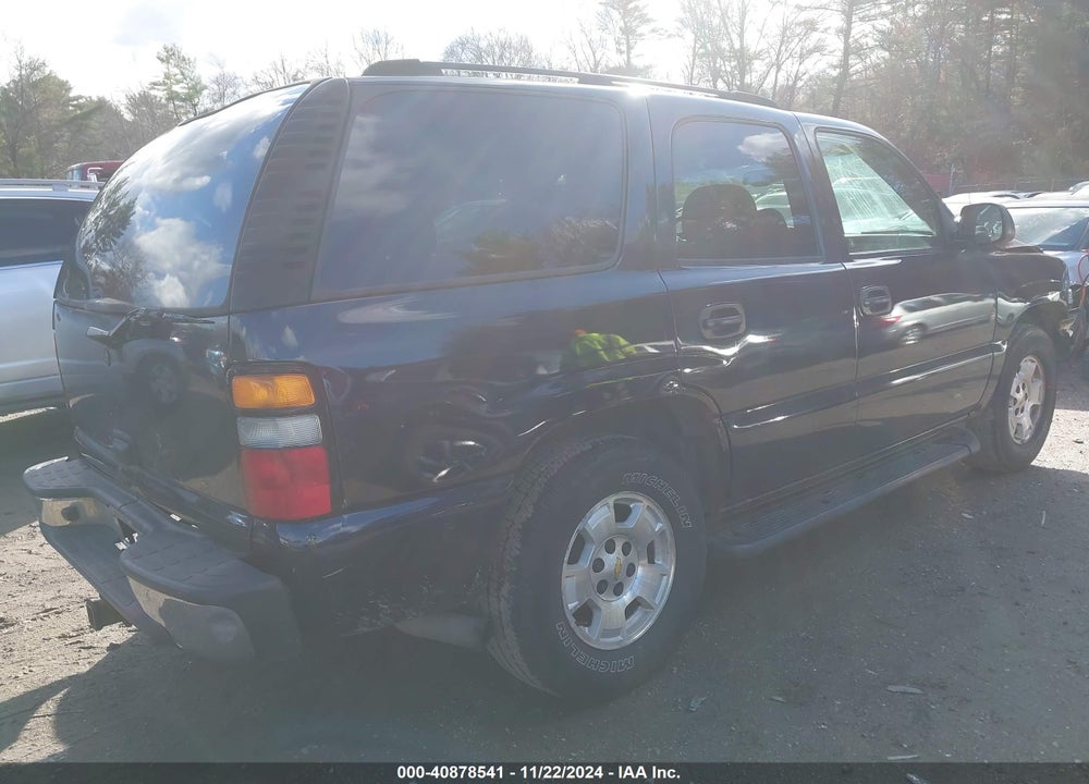 2005 CHEVROLET TAHOE LS VIN: 1GNEK13T55J222764