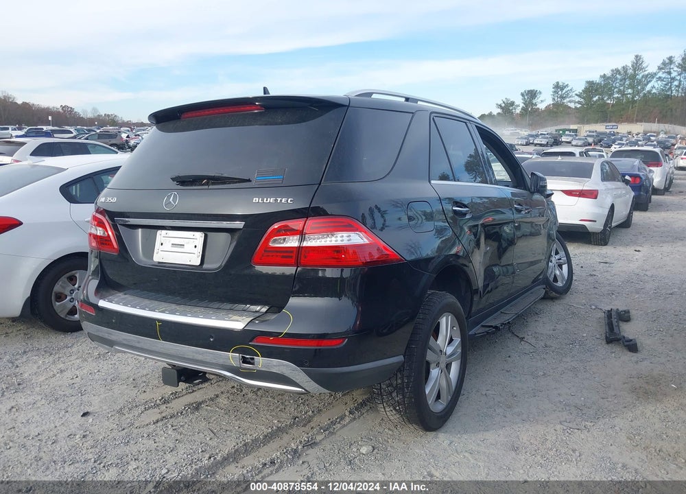 2012 MERCEDES-BENZ ML 350 BLUETEC 4MATIC VIN: 4JGDA2EB3CA082689