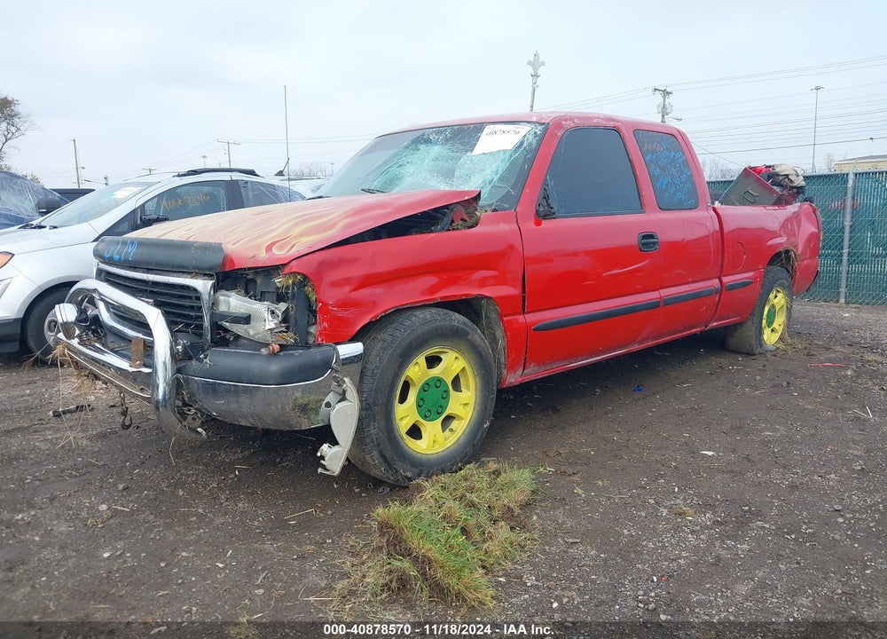 2002 GMC SIERRA 1500 SL VIN: 2GTEC19V921117391