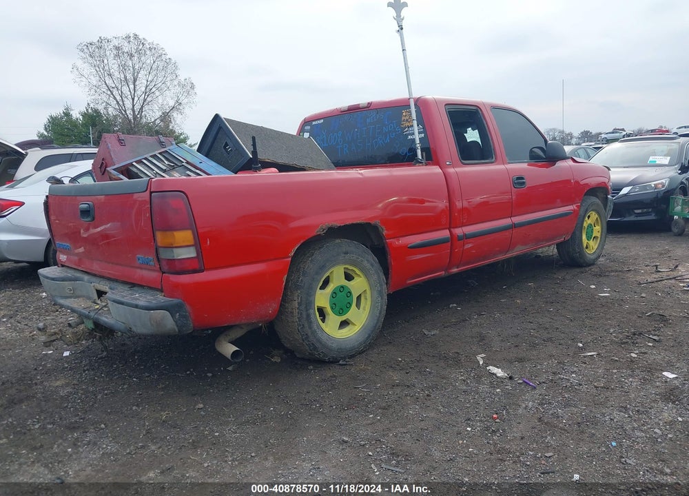 2002 GMC SIERRA 1500 SL VIN: 2GTEC19V921117391