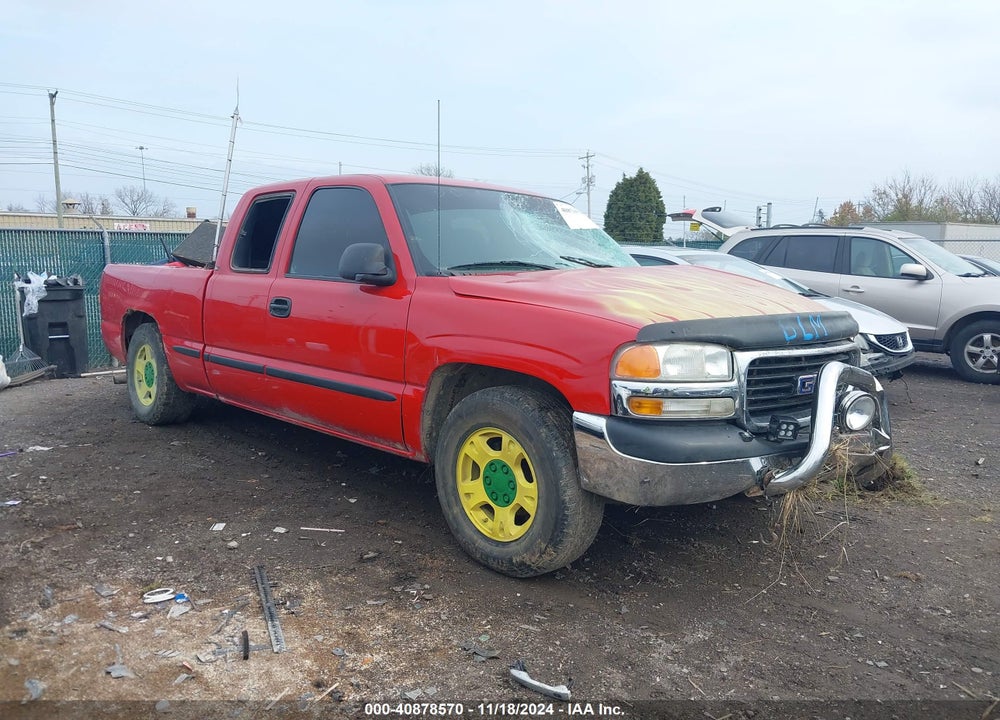2002 GMC SIERRA 1500 SL VIN: 2GTEC19V921117391