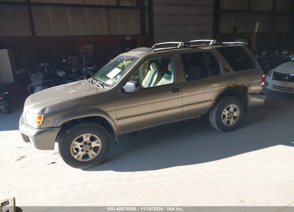 2001 NISSAN PATHFINDER SE VIN: JN8DR09Y81W612451