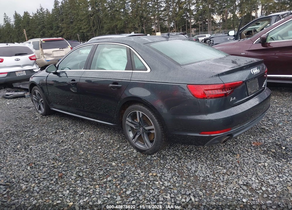 2017 AUDI A4 2.0T PREMIUM VIN: WAUENAF48HN030575