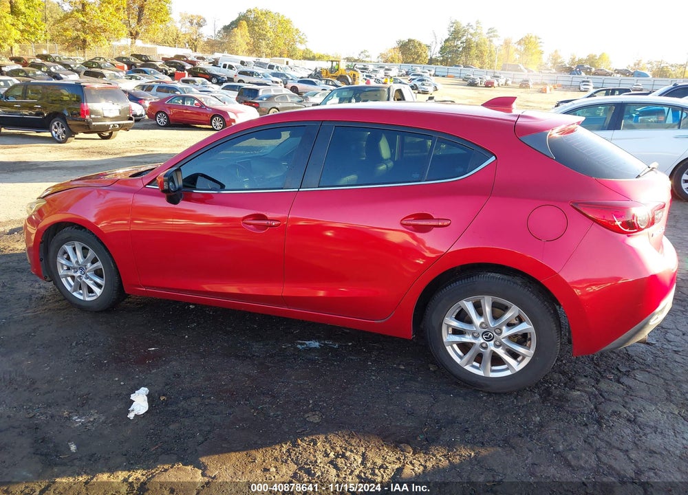 2014 MAZDA 3 I GRAND TOURING VIN: JM1BM1M74E1160930