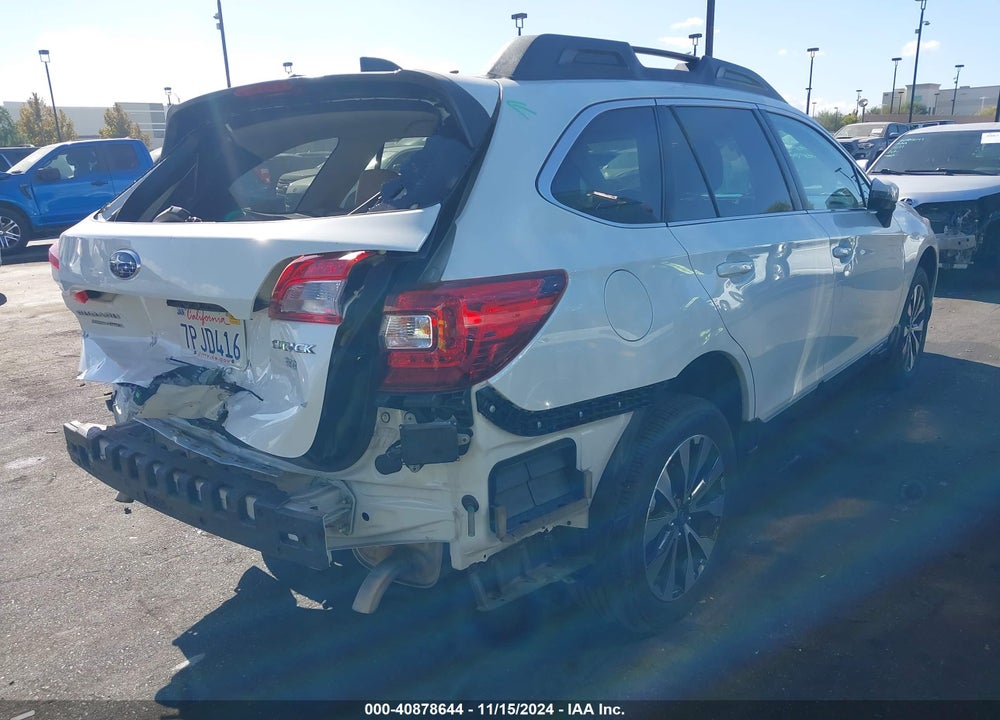 2016 SUBARU OUTBACK 3.6R LIMITED VIN: 4S4BSENC4G3272137
