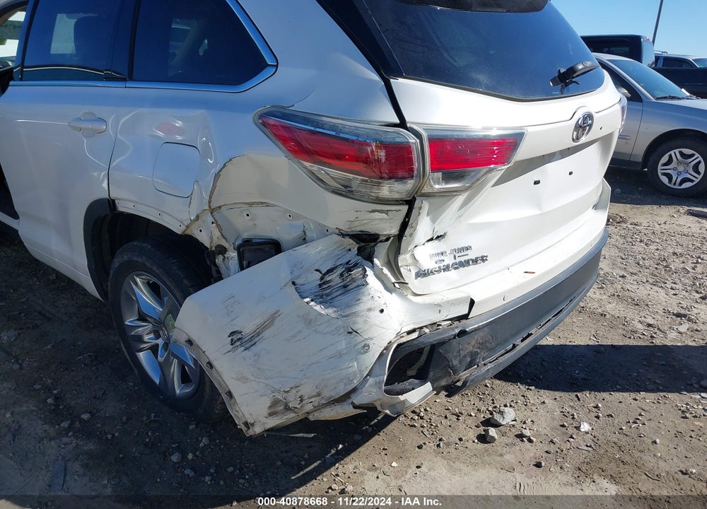 2014 TOYOTA HIGHLANDER LIMITED V6 VIN: 5TDYKRFH0ES034684