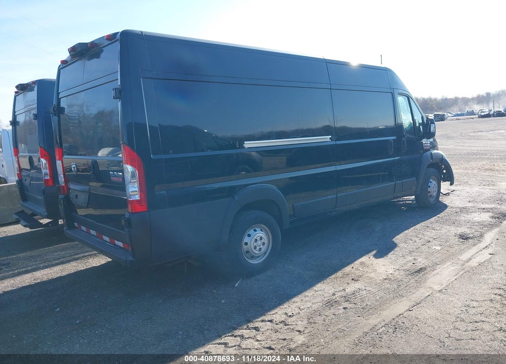 2020 RAM PROMASTER 3500 CARGO VAN HIGH ROOF 159 WB EXT VIN: 3C6URVJG0LE138589