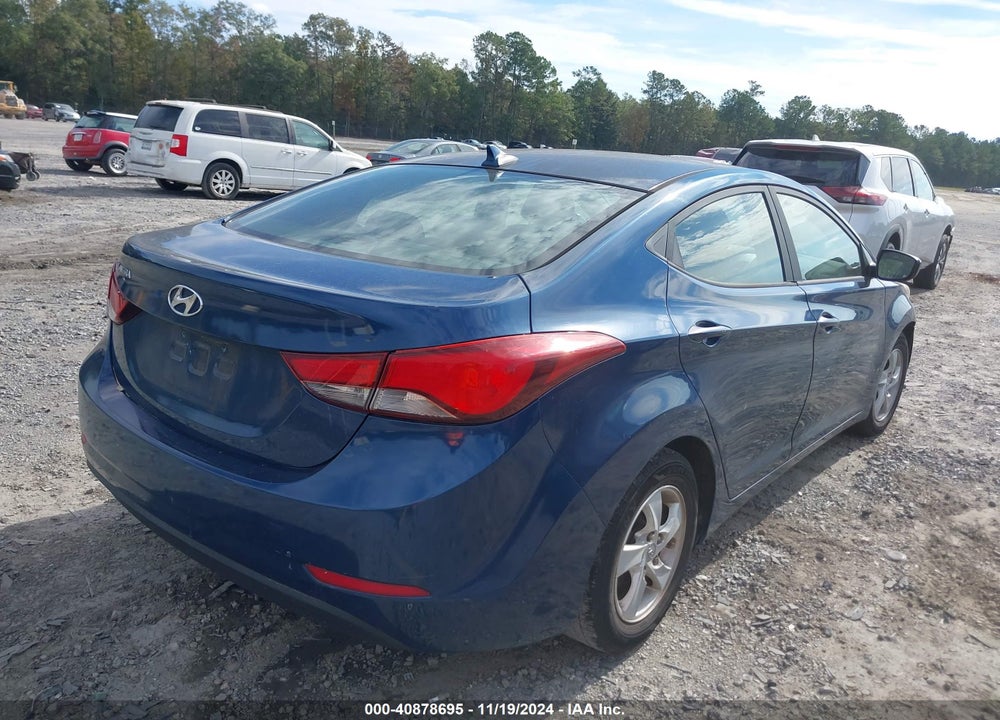 2014 HYUNDAI ELANTRA SE VIN: KMHDH4AE5EU084954