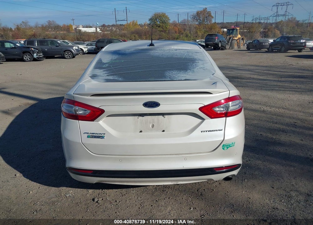 2013 FORD FUSION ENERGI TITANIUM VIN: 3FA6P0SU9DR171881