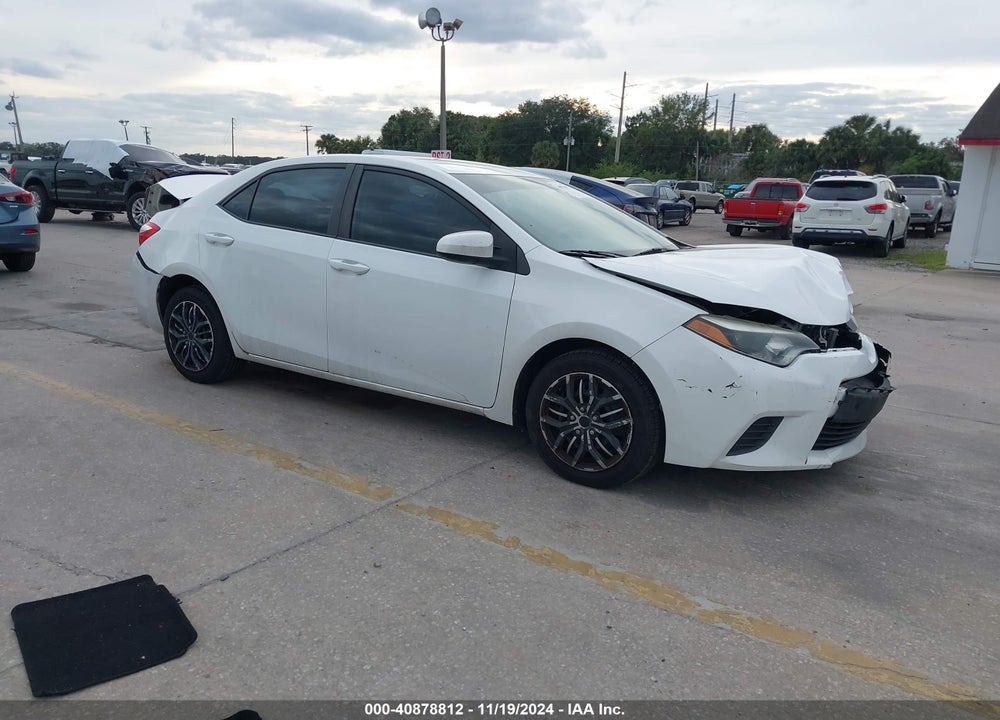 2015 TOYOTA COROLLA LE VIN: 2T1BURHE8FC330923