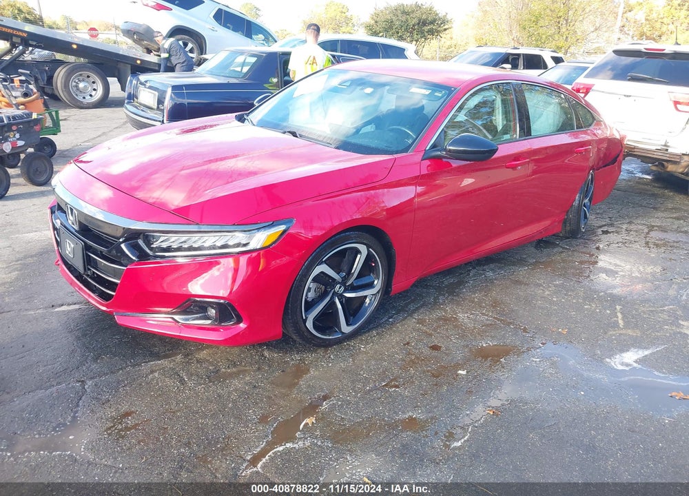 2021 HONDA ACCORD SPORT VIN: 1HGCV1F30MA064014