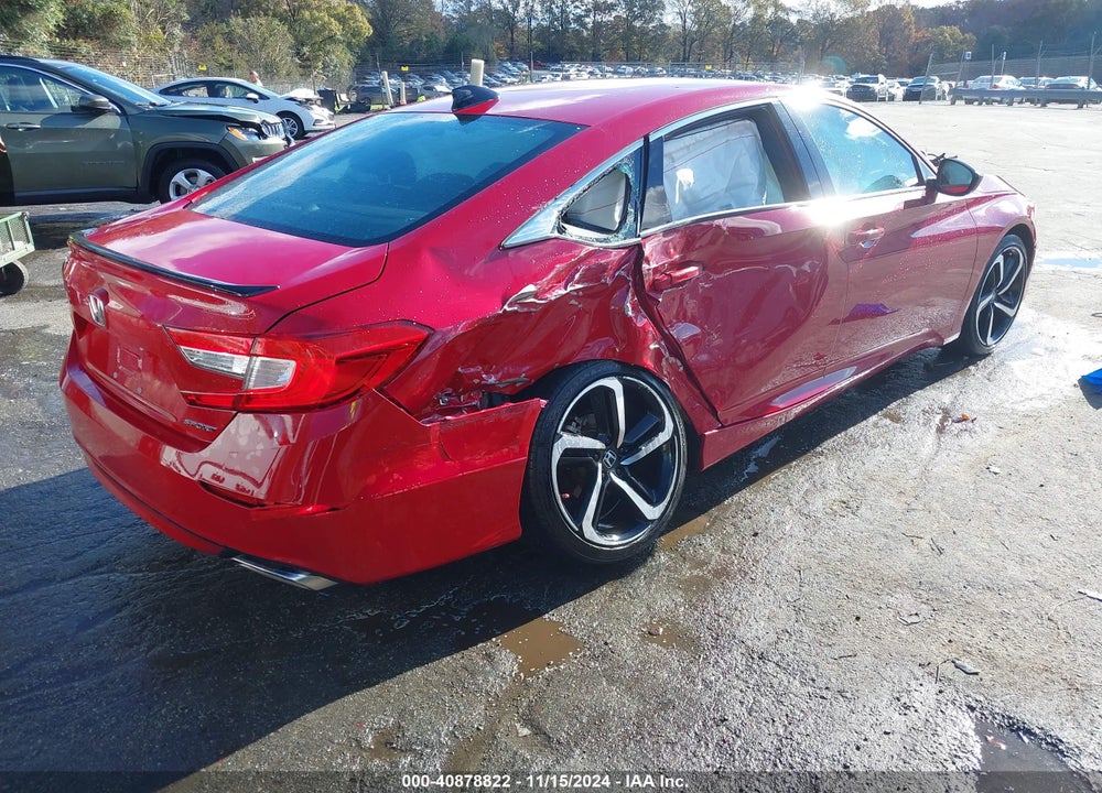 2021 HONDA ACCORD SPORT VIN: 1HGCV1F30MA064014