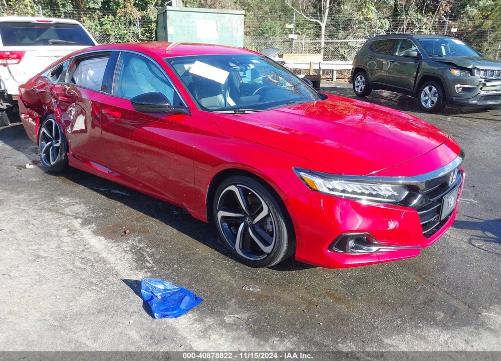 2021 HONDA ACCORD SPORT VIN: 1HGCV1F30MA064014