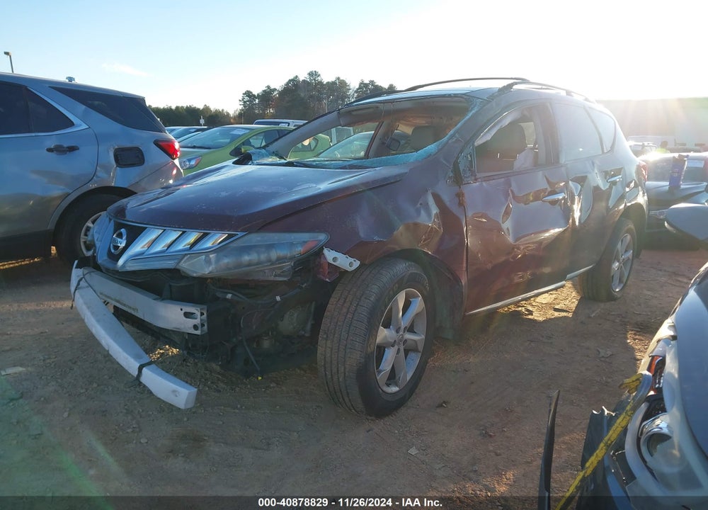 2010 NISSAN MURANO SL VIN: JN8AZ1MU0AW010866