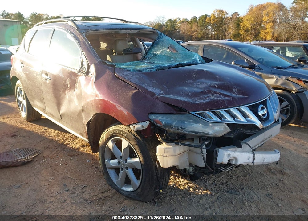 2010 NISSAN MURANO SL VIN: JN8AZ1MU0AW010866