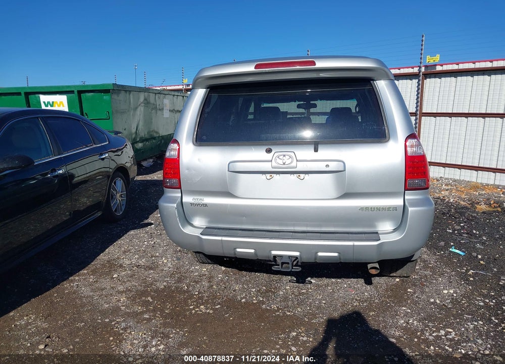 2006 TOYOTA 4RUNNER LIMITED V6 VIN: JTEBU17R160085149