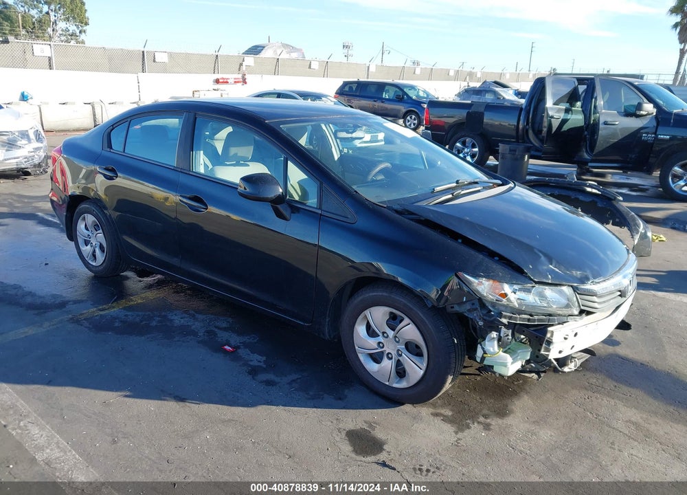 2012 HONDA CIVIC LX VIN: 19XFB2F58CE347137