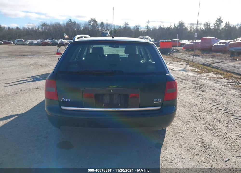 1999 AUDI A6 2.8 AVANT VIN: WAUDA24B3XN108600