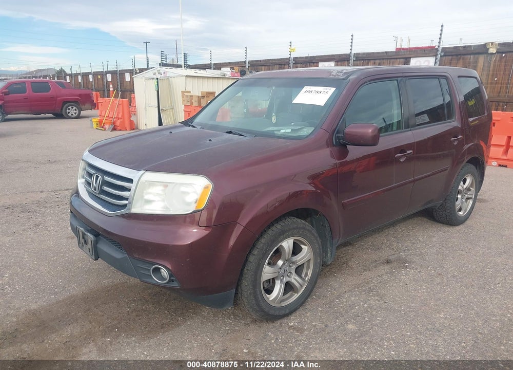 2013 HONDA PILOT EX-L VIN: 5FNYF4H51DB033332