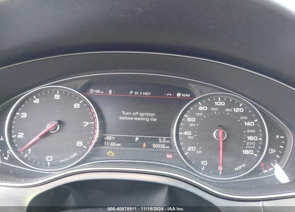 2013 AUDI A7 3.0T PREMIUM VIN: WAUYGAFC2DN013909