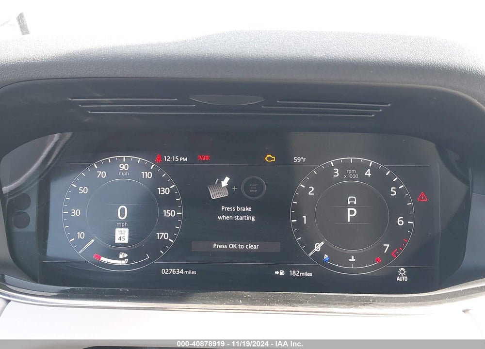 2020 LAND ROVER RANGE ROVER EVOQUE FIRST EDITION VIN: SALZL2FX6LH111326
