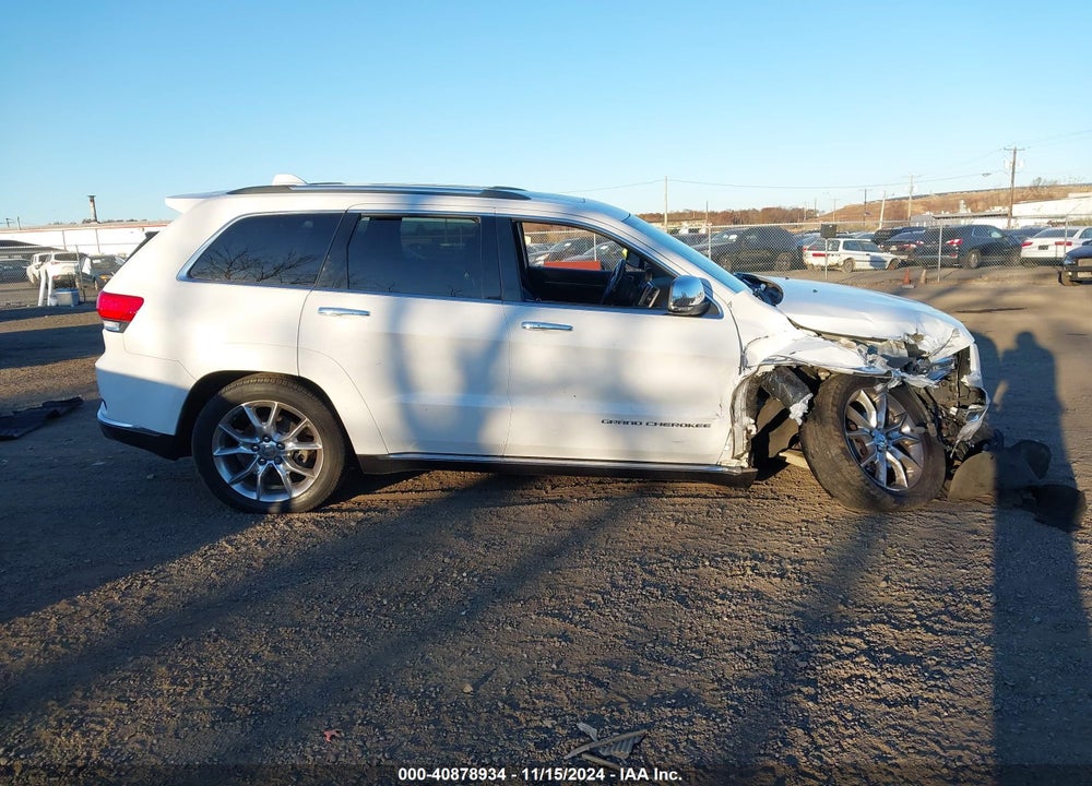 2016 JEEP GRAND CHEROKEE SUMMIT VIN: 1C4RJFJG8GC395783