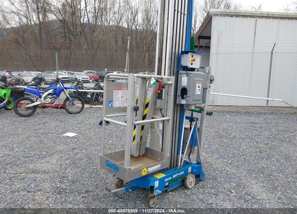 2020 GENIE AWP-40S AERIAL WORK PLATFORM VIN: AWPP100342