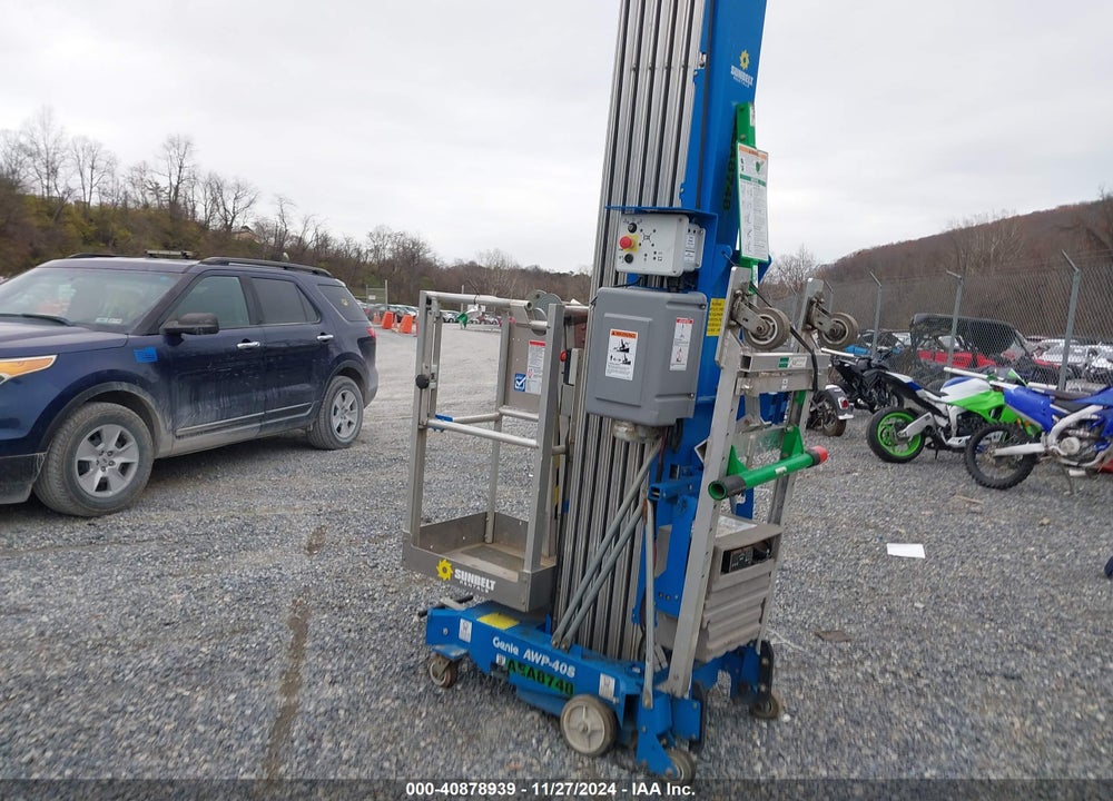 2020 GENIE AWP-40S AERIAL WORK PLATFORM VIN: AWPP100342